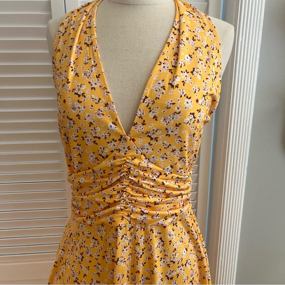 Soft, Flowy Halter Mini Dress - Picture 2 of 8